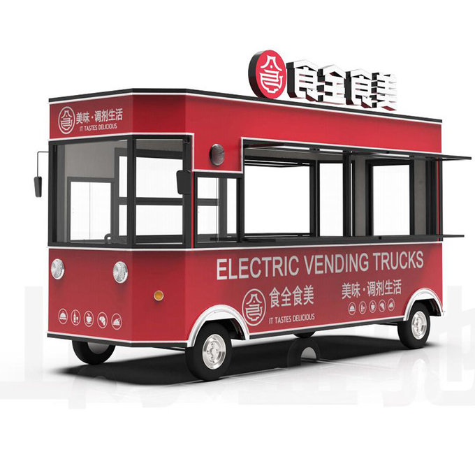 Food Trucks Electric Mobile Food Cart Hotels 2