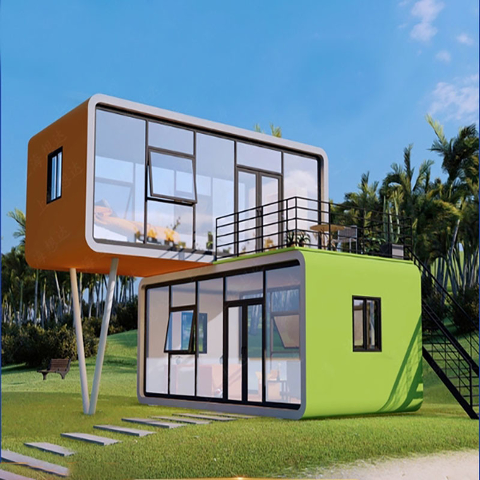 Creative Steel Structure Apple Cabin Office Outdoor Activity Board Room Apple Warehouse Manufacturers Container  House 14