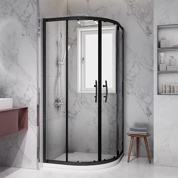 Aluminum Frame Bathroom Shower Cabinets Rectangular Shower Enclosure With Sliding Door 1