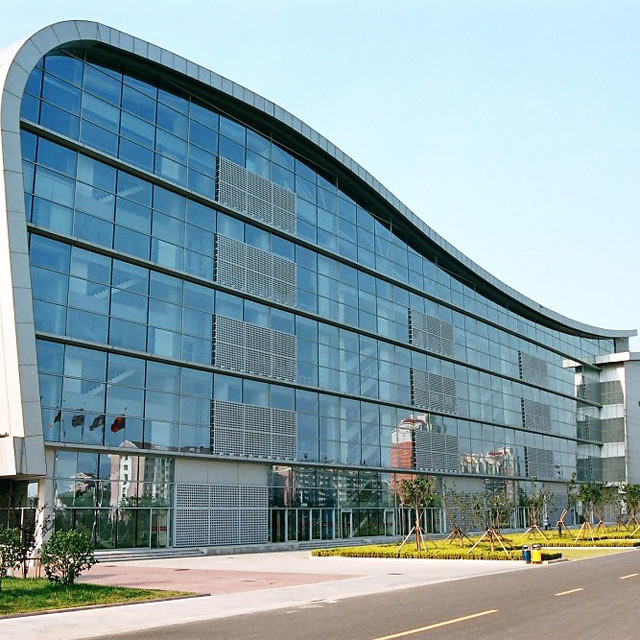 High Performance Unitized Curtain Wall System 6mm Low-E Glass 0