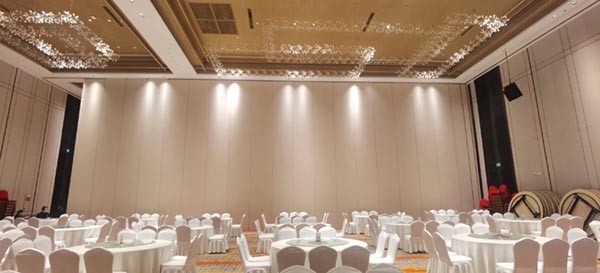 Sound Insulation Movable Partition With Single Door Aluminum Frame 1