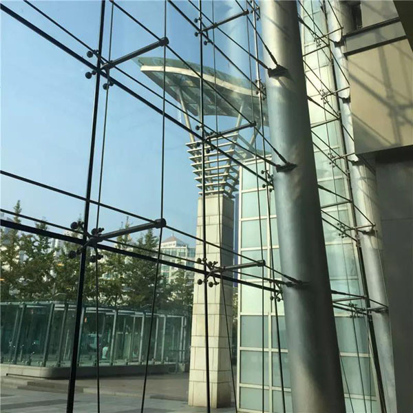 Structural Glazing Point Supported Glass Curtain Wall Spider Glass Curtain Wall System 0